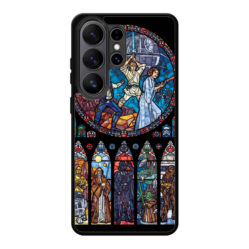 Star Wars Stained Glass Samsung Galaxy S26 Plus Case DC1754