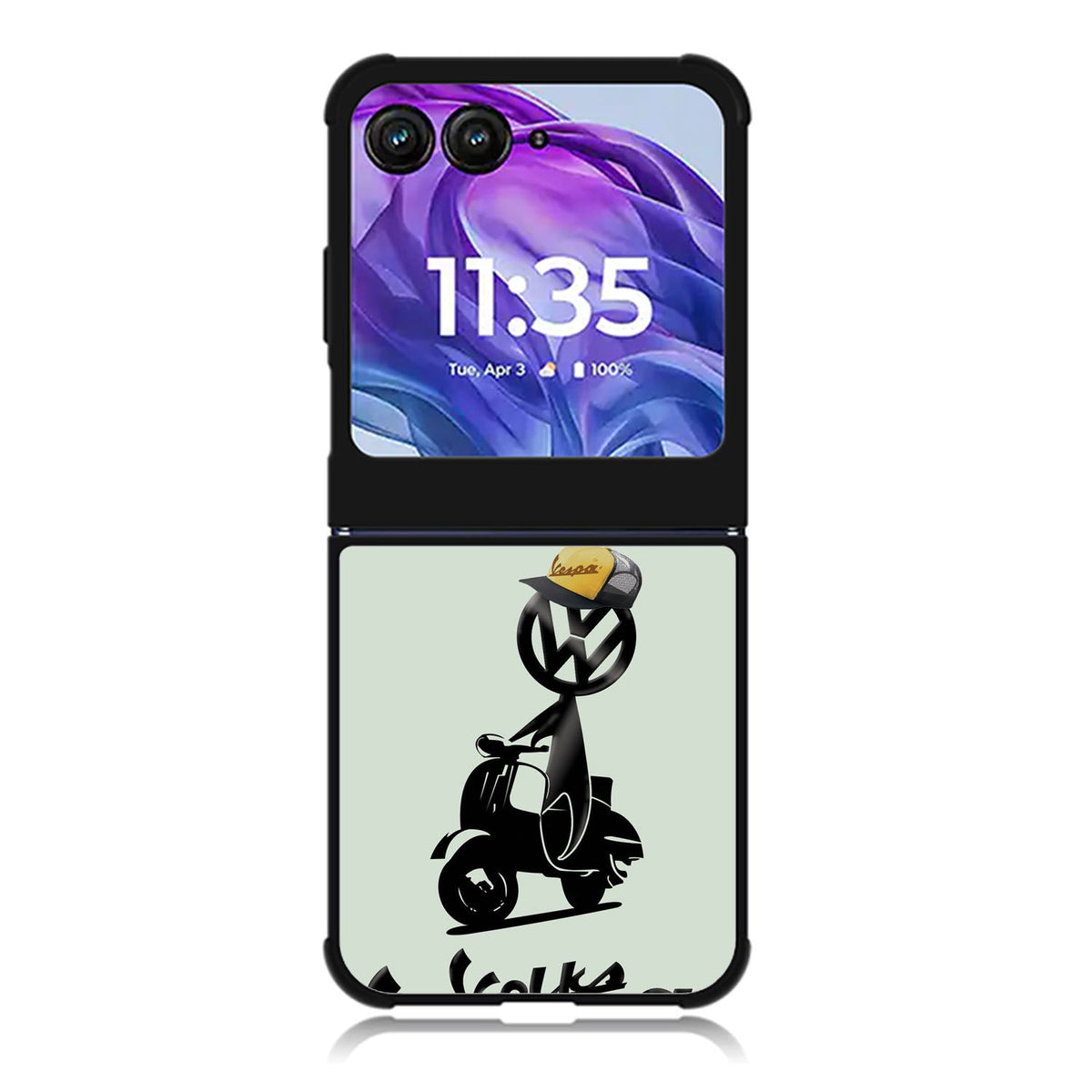 Volks Vespa Logo Motorola Moto Razr 2024 , Moto Razr 50 Case FE0009