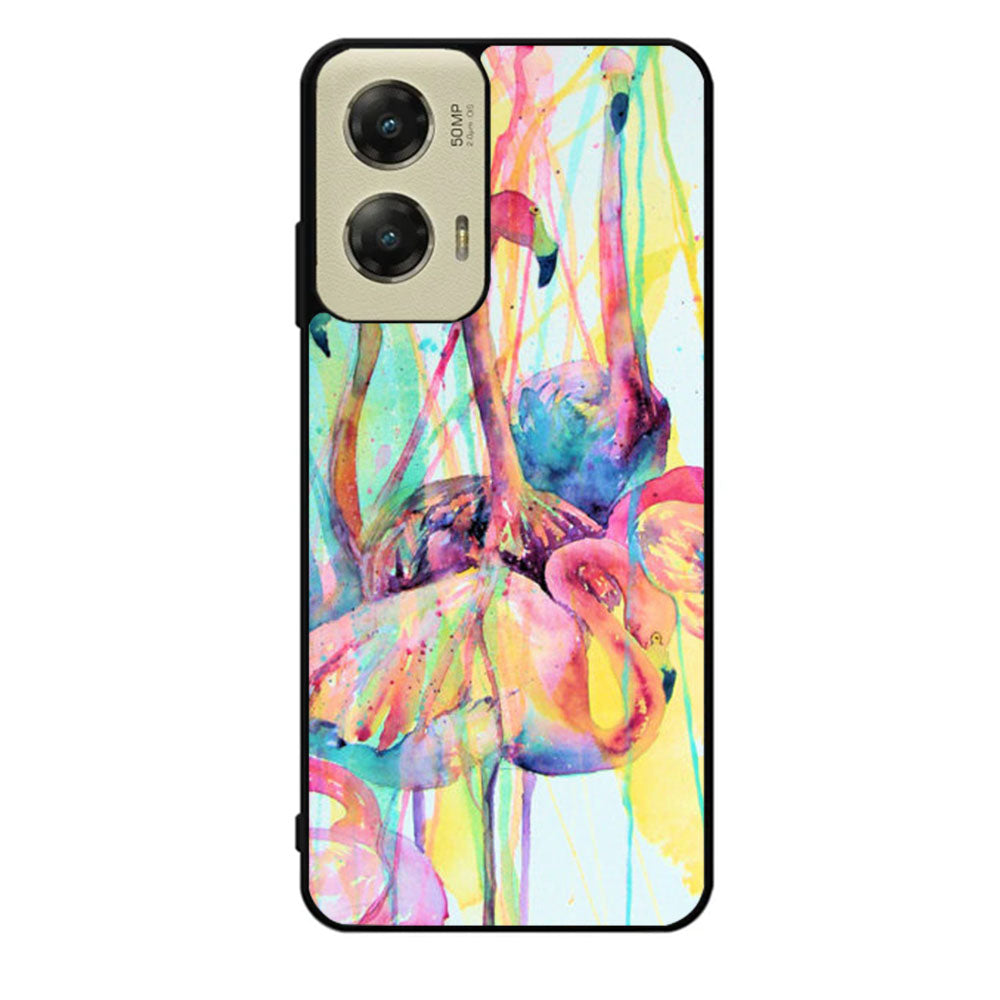 Pink Flamingo Watercolor Case Motorola Moto G Stylus 2024 5G BC0016