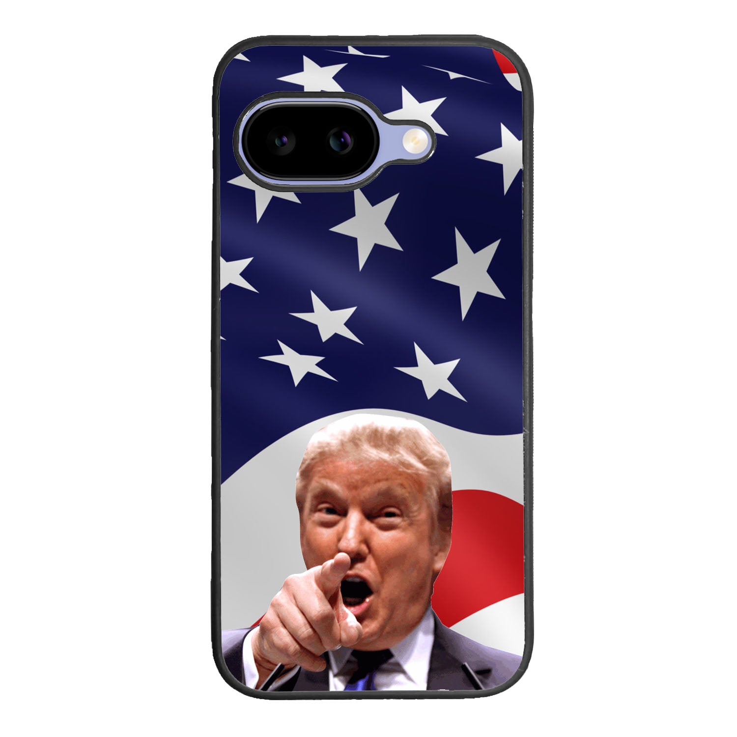 Donald Trump American Flag Background Case Google Pixel 9A BC1618