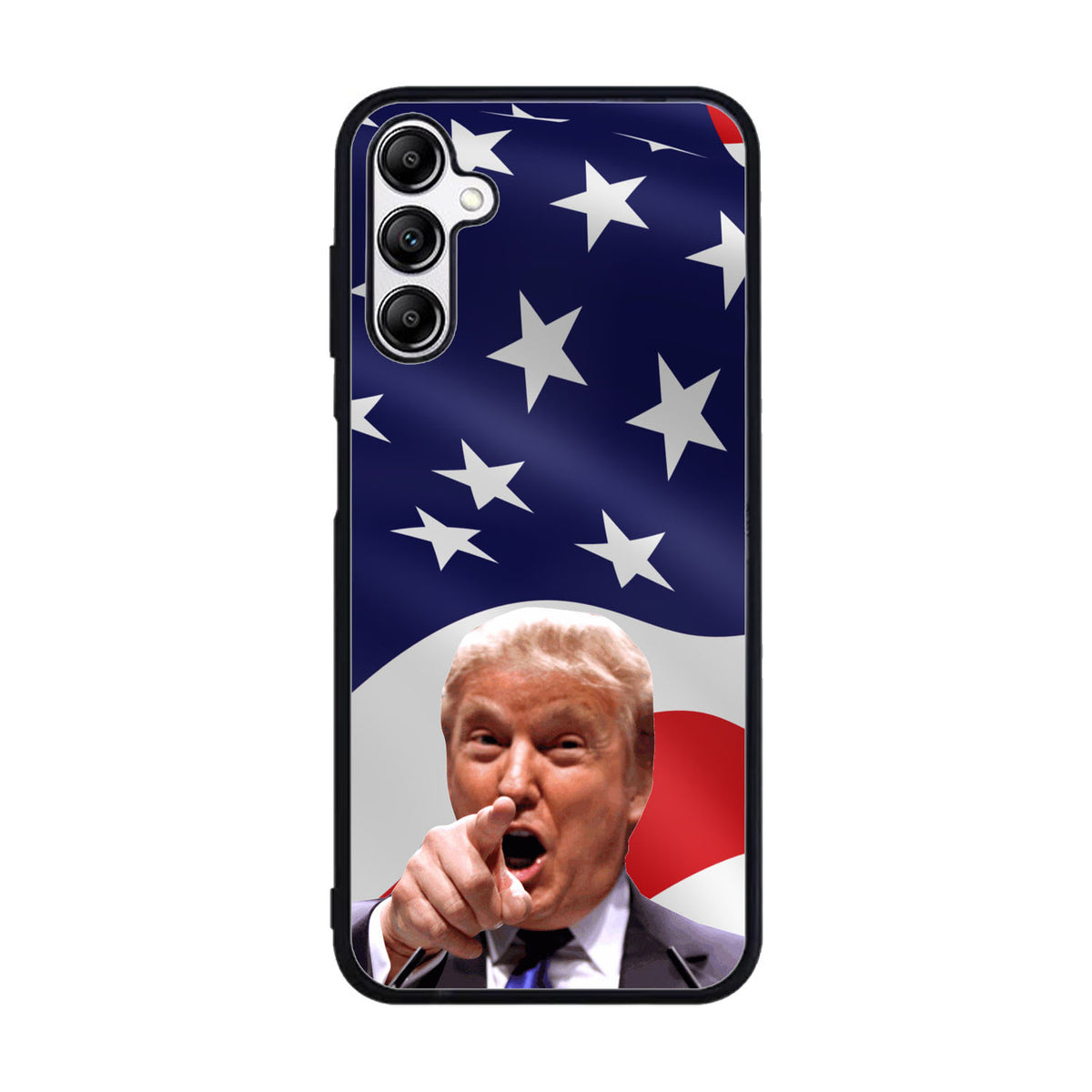 Donald Trump American Flag Background Case Samsung Galaxy A15 BC1618