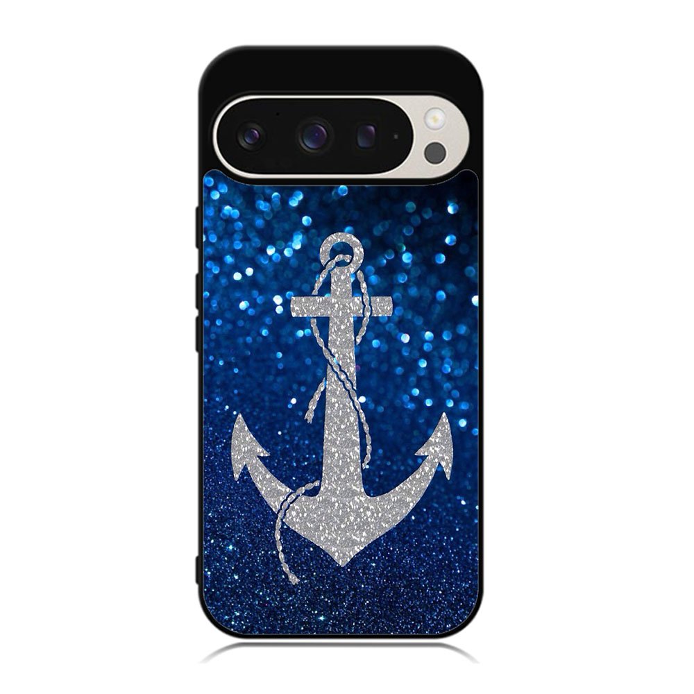 Blue glitter anchor Case Google Pixel 9 Pro XL BC3001