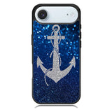 Blue glitter anchor iPhone 17 Air Case BC3001