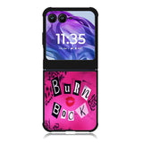 Burn Book Mean Girls Motorola Moto Razr 2024 , Moto Razr 50 Case FE3003