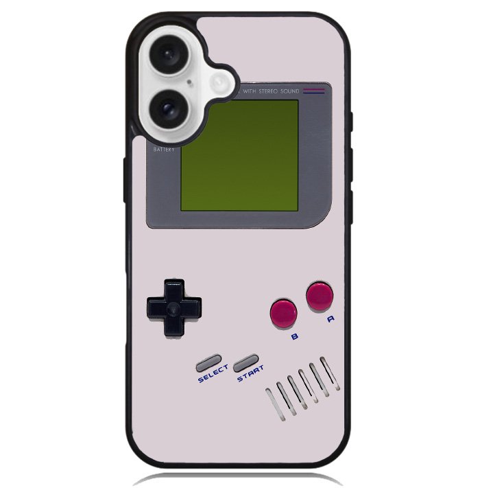 Classic Retro White Milk gameboy Case iPhone 16 BC3006