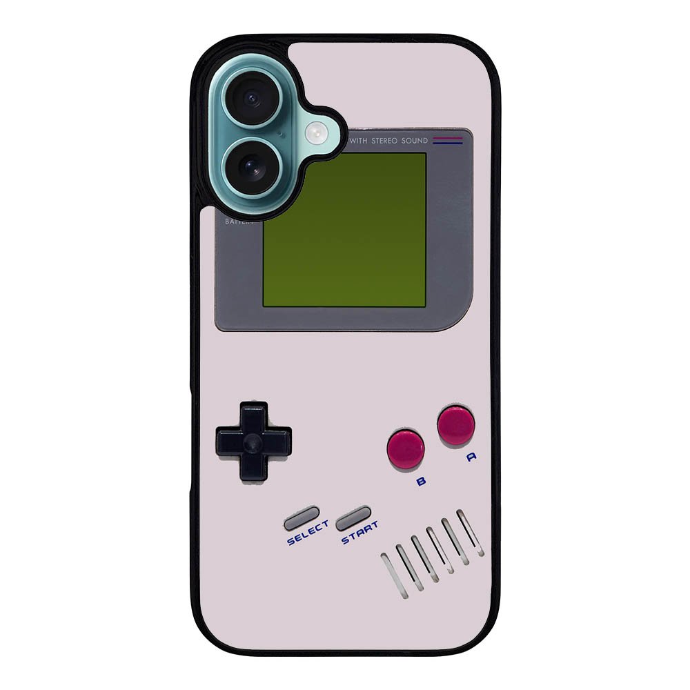 Classic Retro White Milk gameboy Case iPhone 16 Plus BC3006