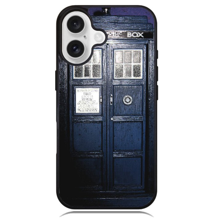 Dark Blue Tardis doctor who toys Case iPhone 16 BC3008