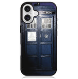 Dark Blue Tardis doctor who toys Case iPhone 16 BC3008