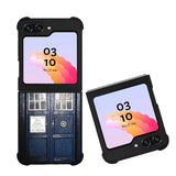 Dark Blue Tardis doctor who toys Case Samsung Galaxy Z Flip 5 5G BC3008