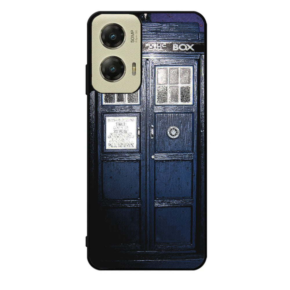 Dark Blue Tardis doctor who toys Case Motorola Moto G Stylus 2024 5G BC3008