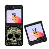 Dead sugar skull flower pattern Case Samsung Galaxy Z Flip 5 5G BC3010