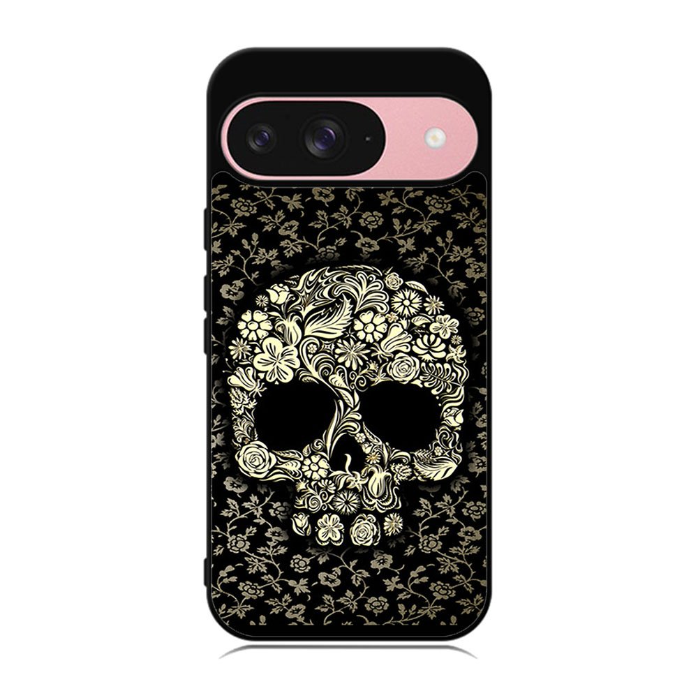 Dead sugar skull flower pattern Case Google Pixel 9 BC3010