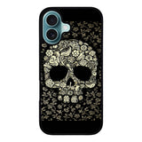 Dead sugar skull flower pattern Case iPhone 16 Plus BC3010