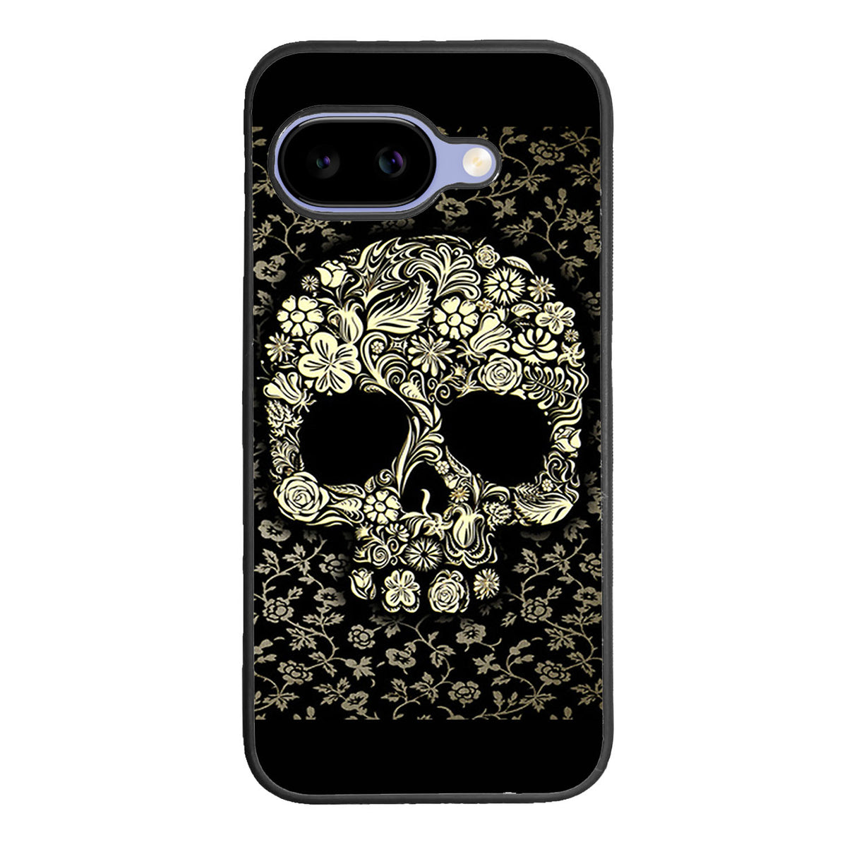 Dead sugar skull flower pattern Case Google Pixel 9A BC3010
