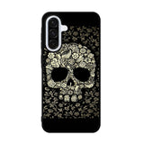 Dead sugar skull flower pattern Samsung Galaxy A36 Case BC3010