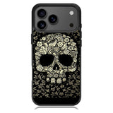 Dead sugar skull flower pattern iPhone 17 Pro Max Case BC3010