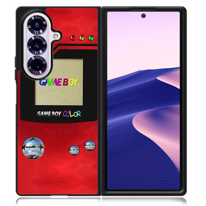 Pokedex pokemon gameboy art Samsung Galaxy Z Fold 7 5G Case BC2981