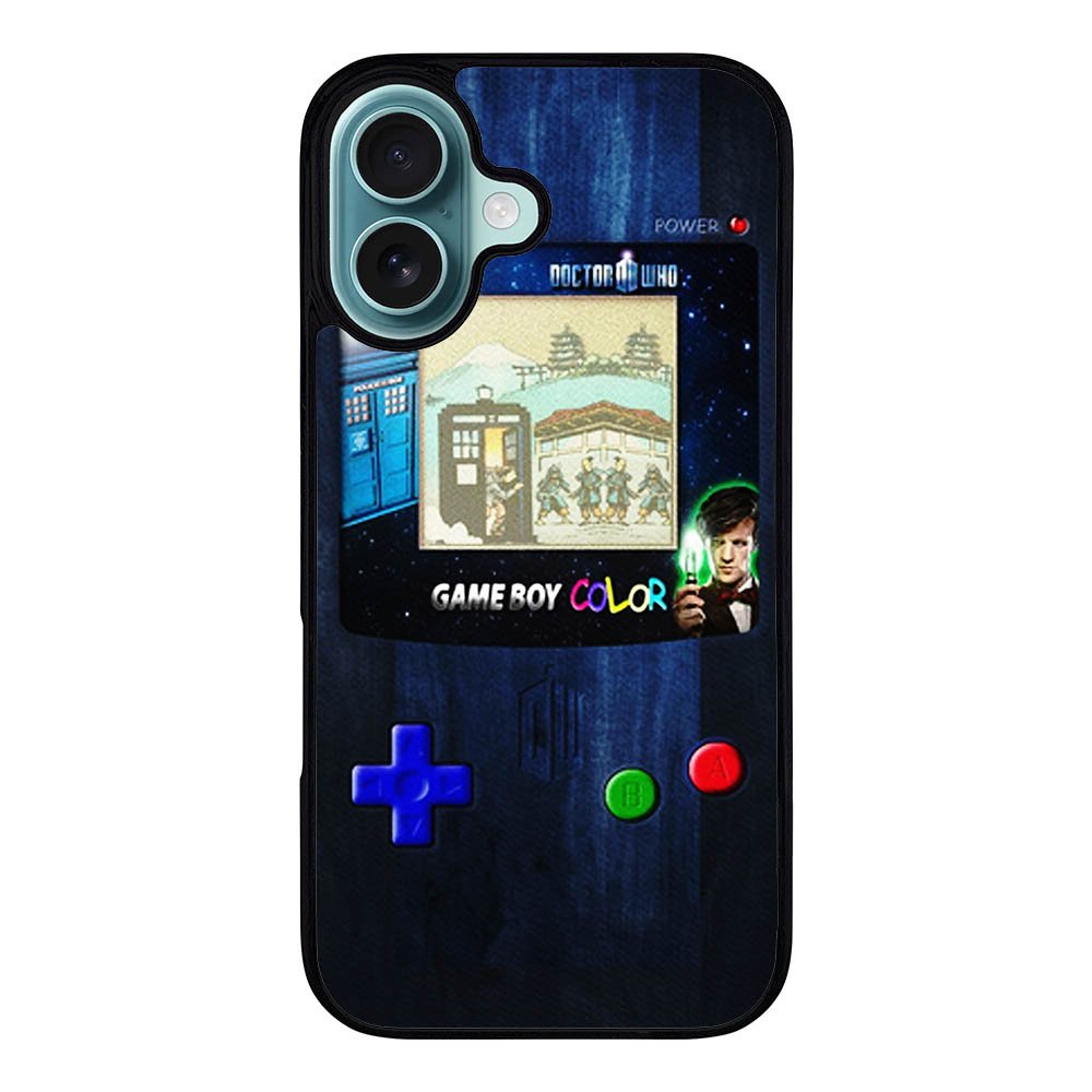 Retro gameboy tardis doctor who Case iPhone 16 Plus BC2988