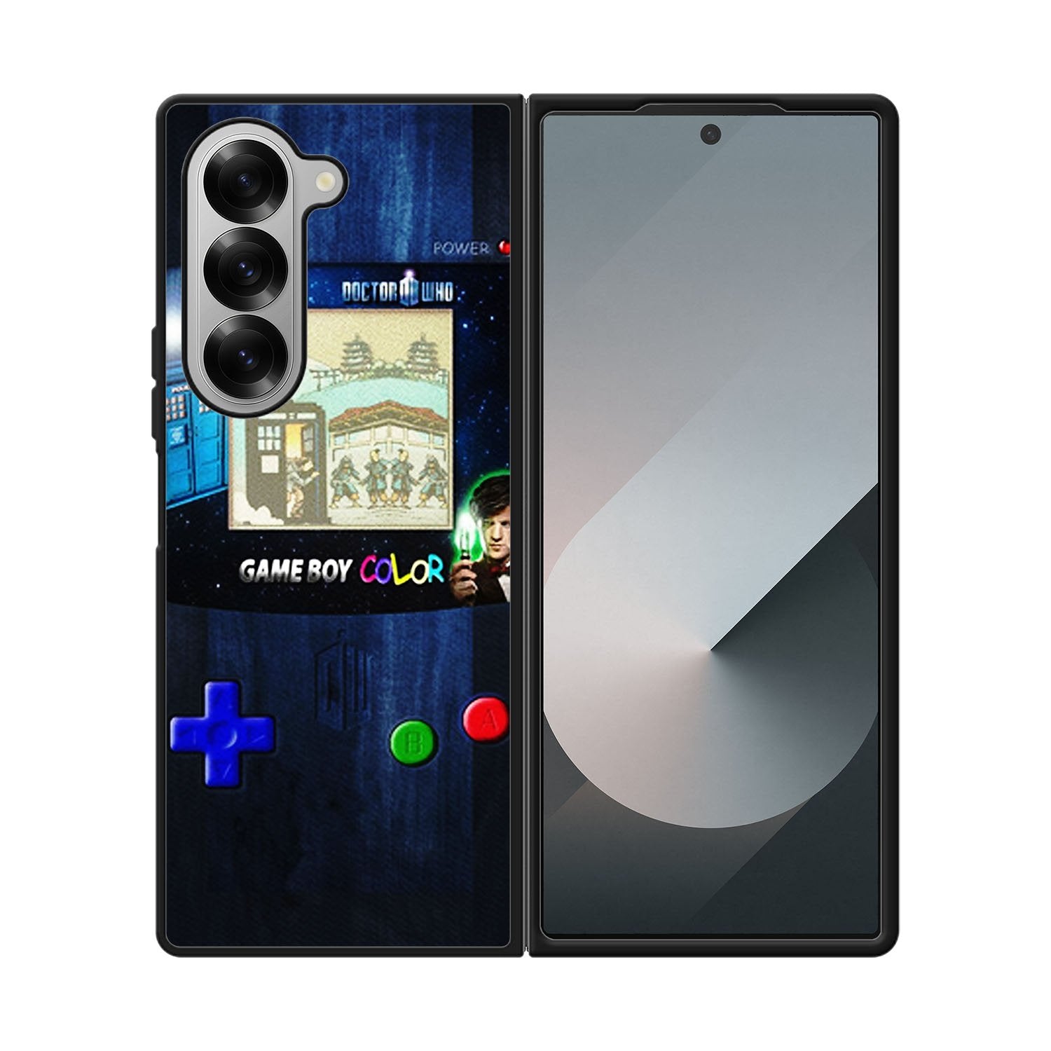 Retro gameboy tardis doctor who Case Samsung Galaxy Z Fold 6 5G BC2988