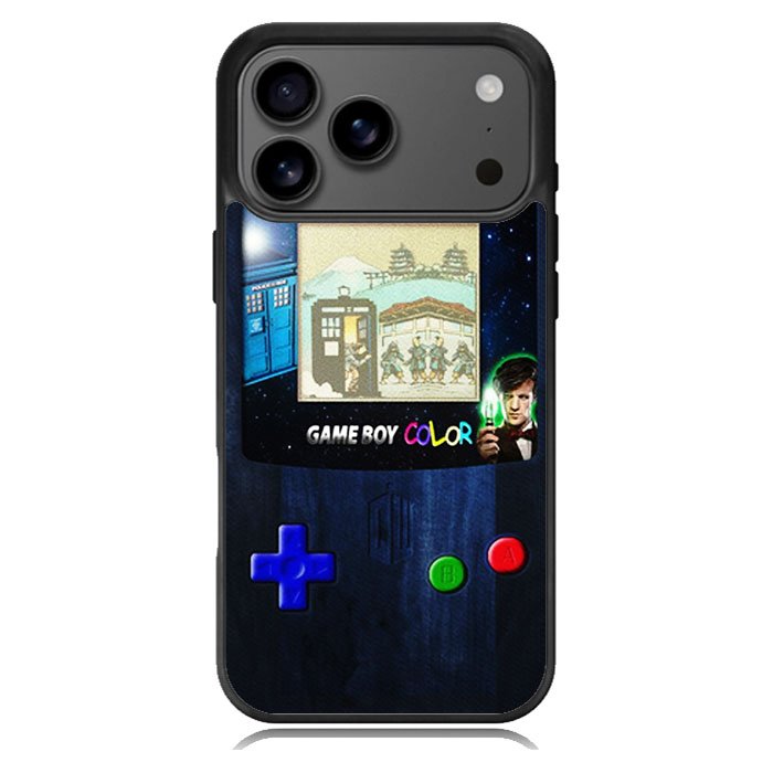 Retro gameboy tardis doctor who iPhone 17 Pro Case BC2988