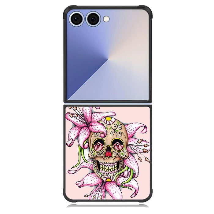 Sugar Skull Crow Honey bird Flower Samsung Galaxy Z Flip 7 Case BC2994