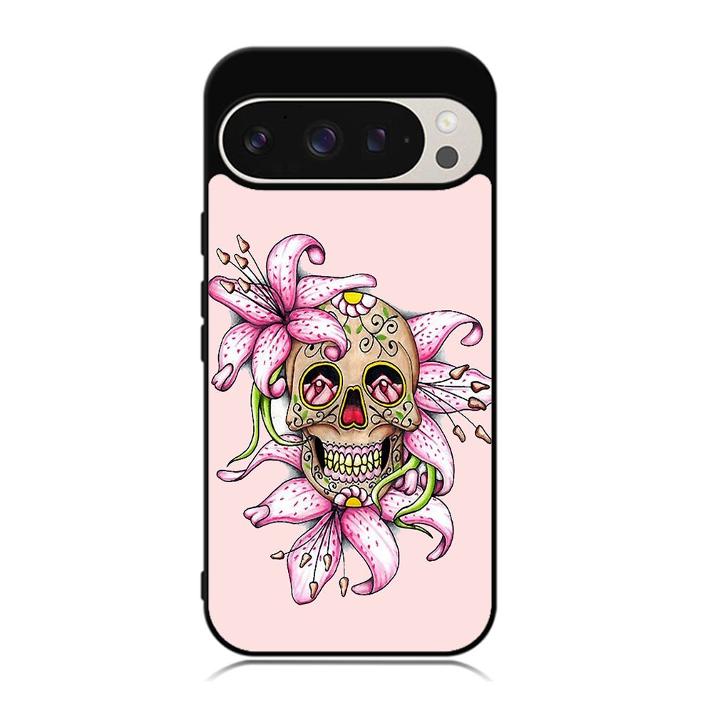 Sugar Skull Crow Honey bird Flower Case Google Pixel 9 Pro XL BC2994