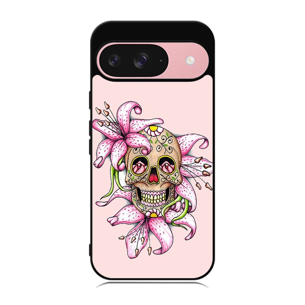Sugar Skull Crow Honey bird Flower Case Google Pixel 9 BC2994
