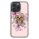 Sugar Skull Crow Honey bird Flower Case iPhone 15 Pro Max BC2994