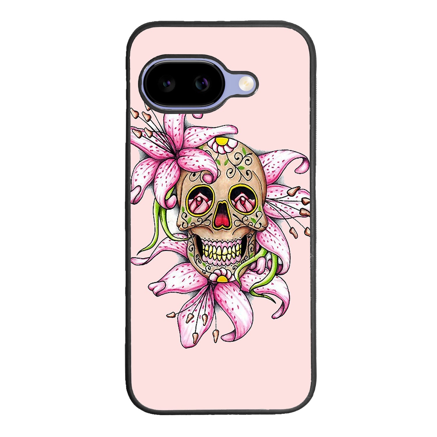Sugar Skull Crow Honey bird Flower Case Google Pixel 9A BC2994