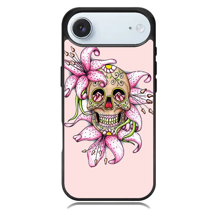 Sugar Skull Crow Honey bird Flower iPhone 17 Air Case BC2994