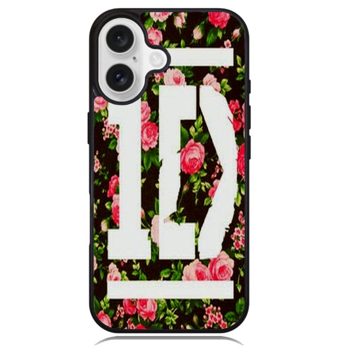 1D One Direction Floral Case iPhone 16 BC3033