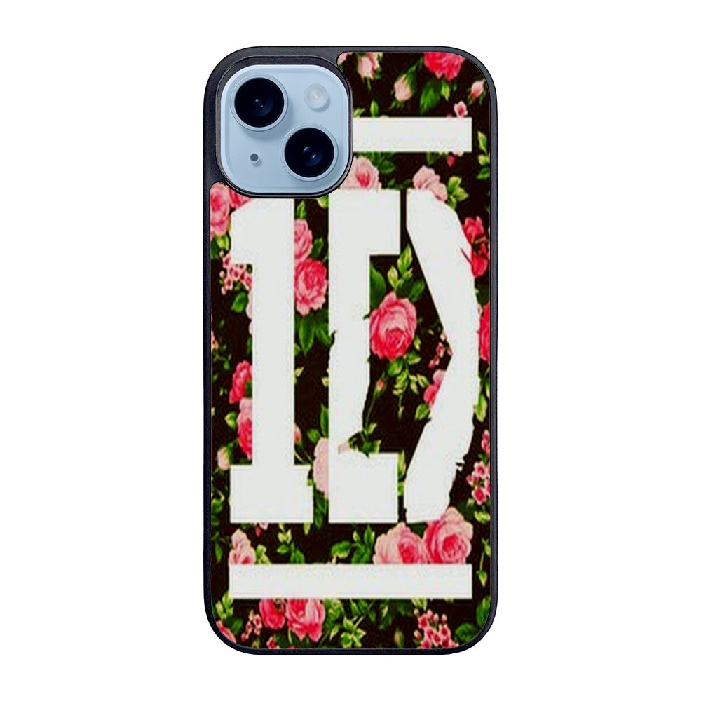 1D One Direction Floral Case iPhone 15 BC3033