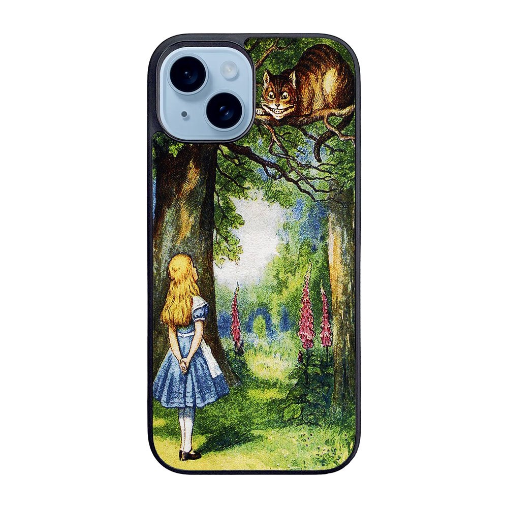 Alice in Wonderland and cat Case iPhone 15 BC3046