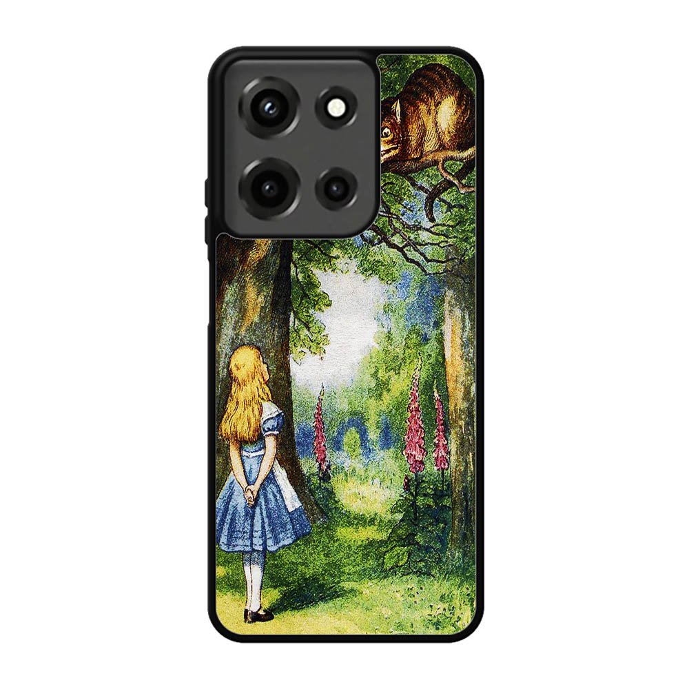 Alice in Wonderland and cat Motorola Moto G 5G 2025 Case BC3046