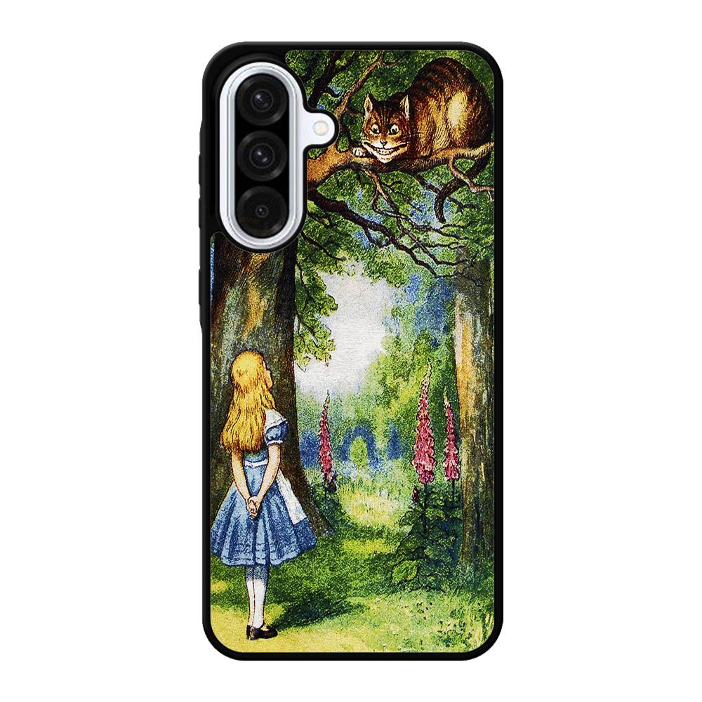 Alice in Wonderland and cat Samsung Galaxy A56 Case BC3046
