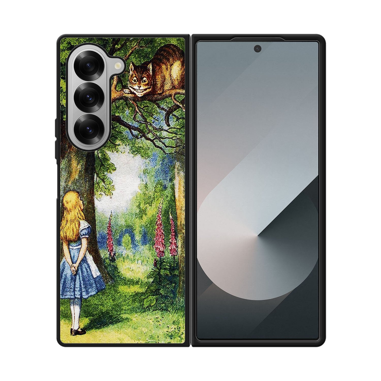 Alice in Wonderland and cat Case Samsung Galaxy Z Fold 6 5G BC3046