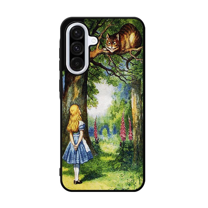 Alice in Wonderland and cat Samsung Galaxy A36 Case BC3046