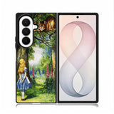 Alice in Wonderland and cat Samsung Galaxy Z Fold 8 Ultra Case BC3046