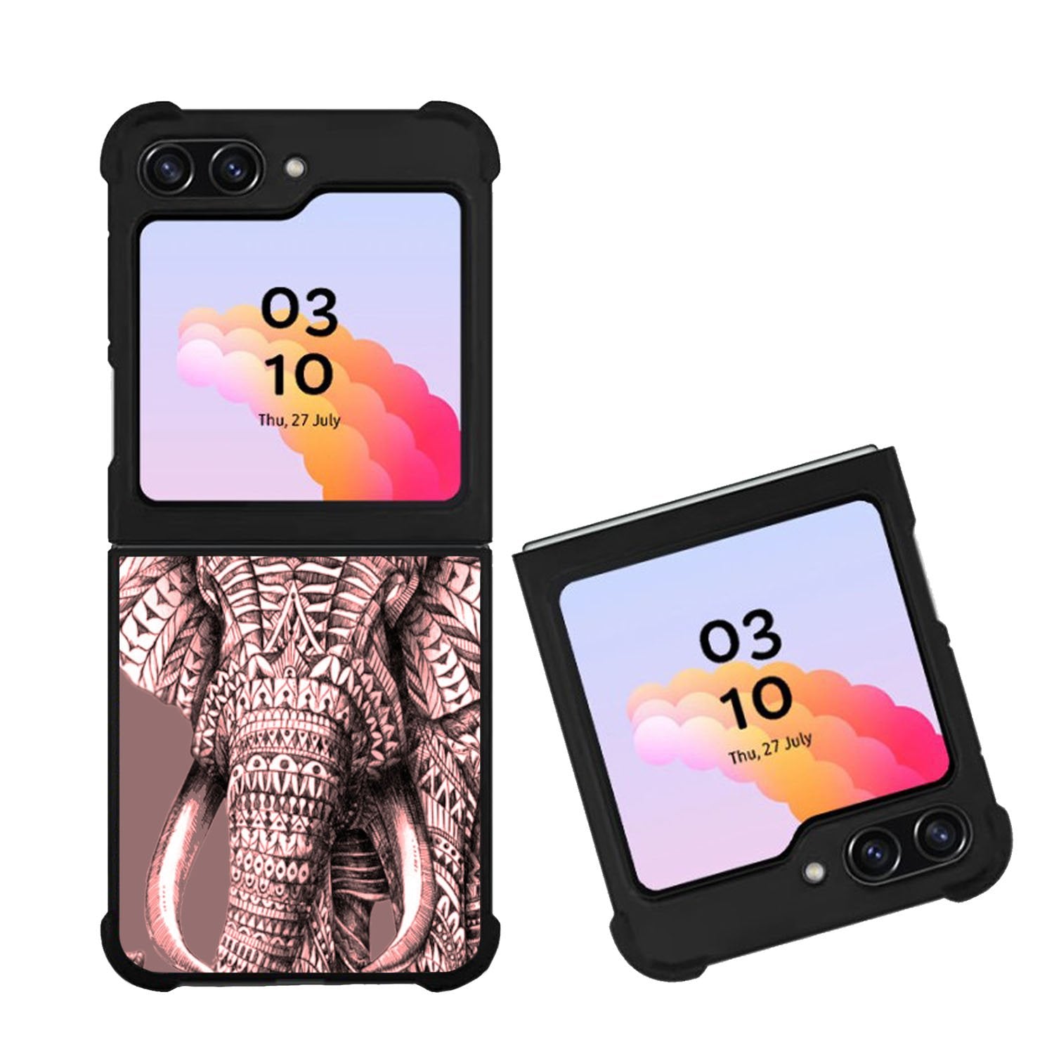 Aztec elephant Case Samsung Galaxy Z Flip 5 5G BC3070