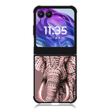 Aztec elephant Motorola Moto Razr 2024 , Moto Razr 50 Case FE3070