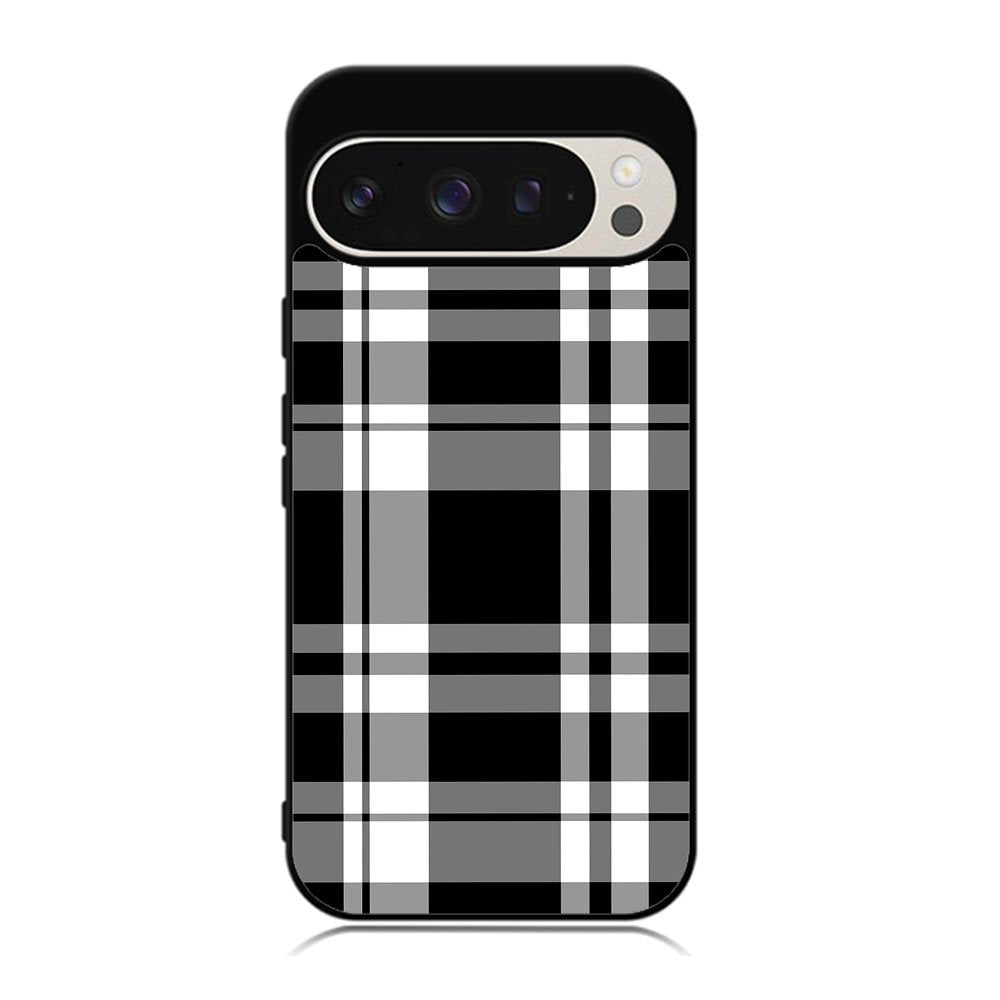Black Plaid Case Google Pixel 9 Pro XL BC3000