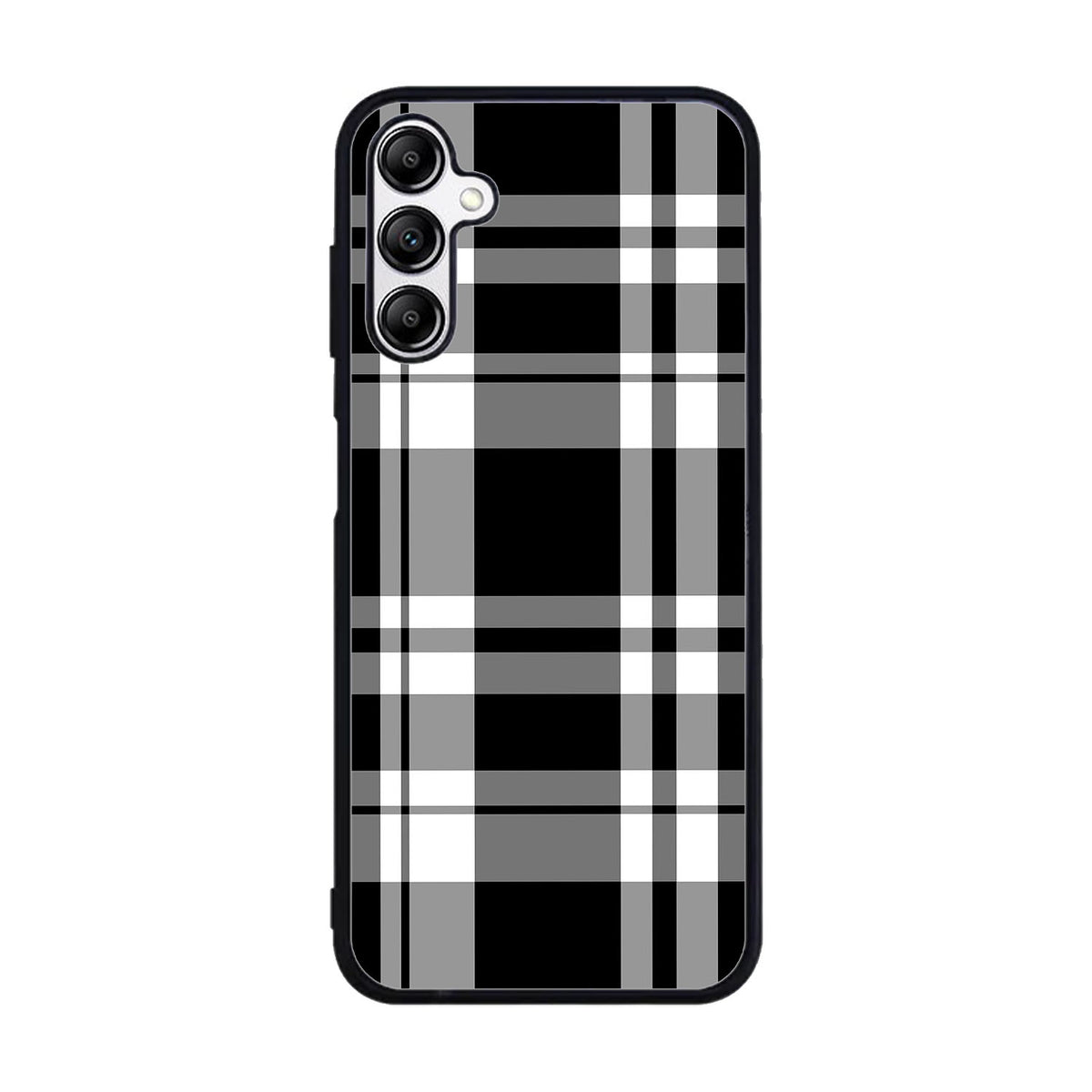Black Plaid Case Samsung Galaxy A15 BC3000