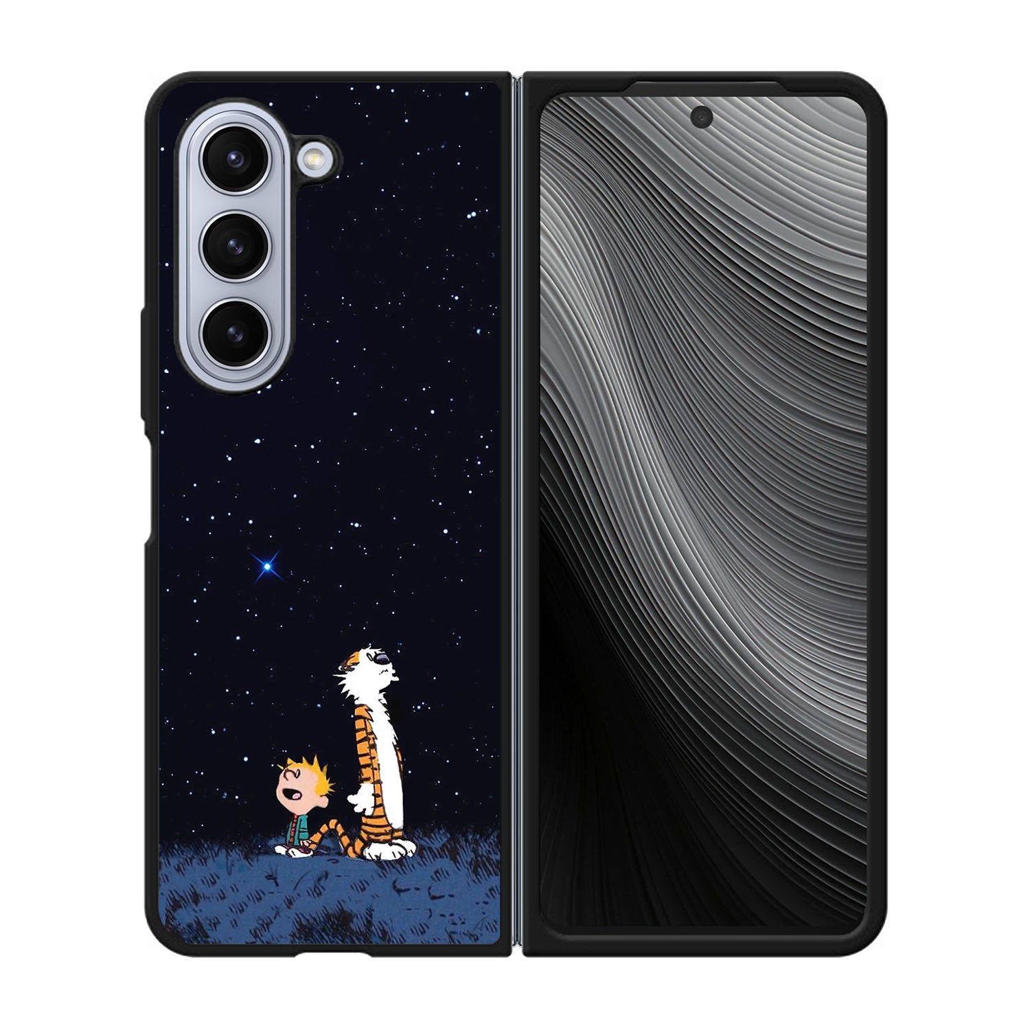 Calvin Hobbes Space Case Samsung Galaxy z Fold 5 5G BC3005