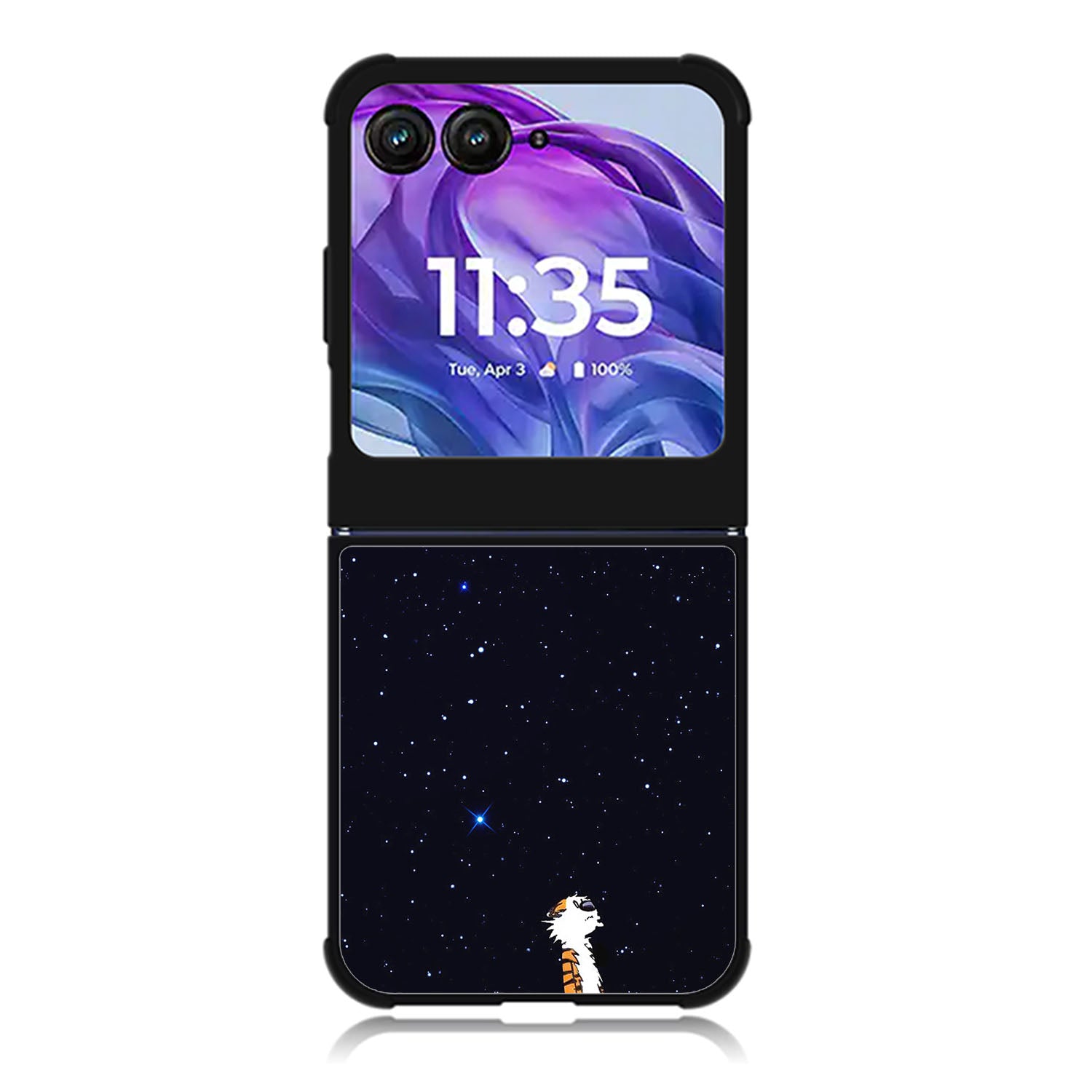Calvin Hobbes Space Motorola Moto Razr 2024 , Moto Razr 50 Case FE3005