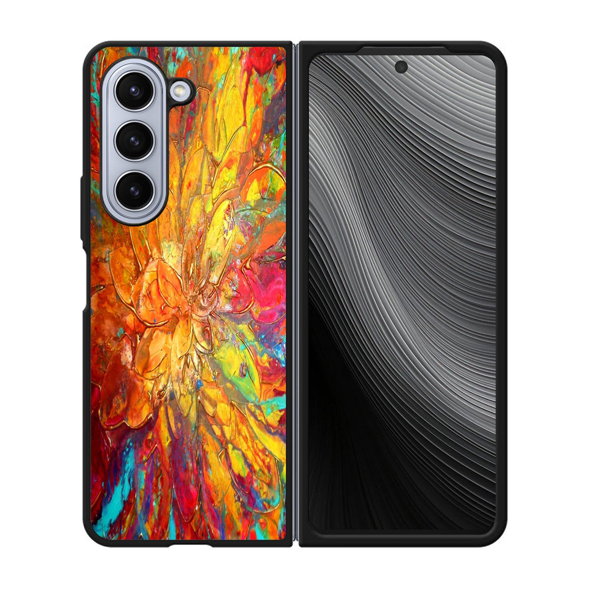 ABSTRACT PAINTINGS Case Samsung Galaxy z Fold 5 5G BC3041