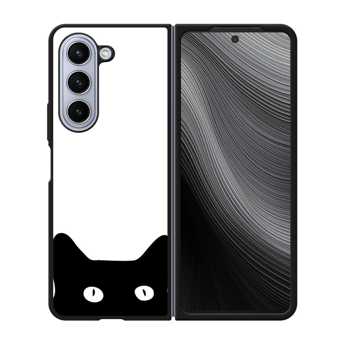 black cat Case Samsung Galaxy z Fold 5 5G BC2999