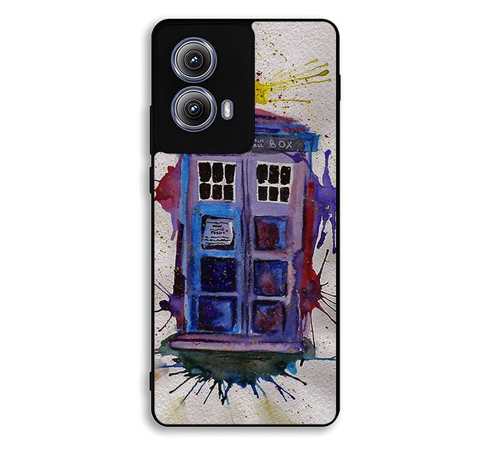 Dr Who Tardis Motorola Moto Edge 2024 Case BC3013