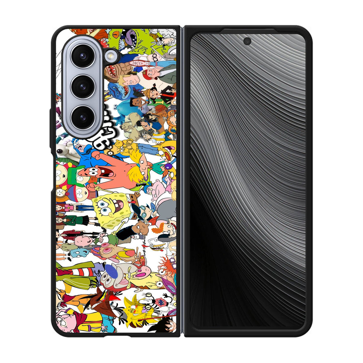 90S CARTOON CARACTER Case Samsung Galaxy z Fold 5 5G BC3039