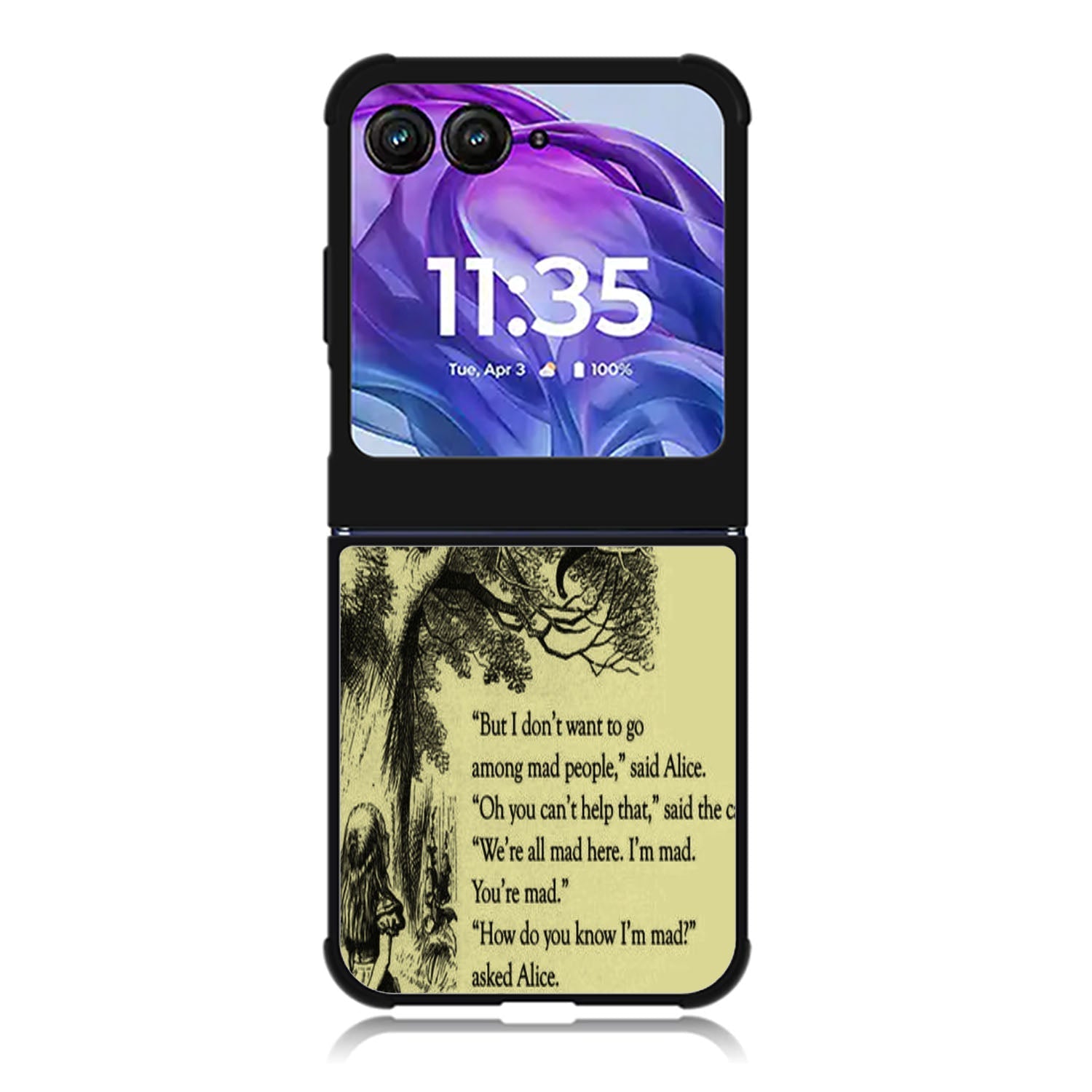 ALICE IN WONDERLAND Motorola Moto Razr 2024 , Moto Razr 50 Case FE3050