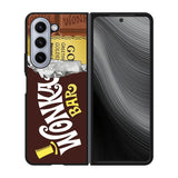 Wonka Bar Chocolate Case Samsung Galaxy z Fold 5 5G BC2948